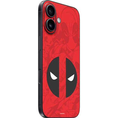 Marvel Deadpool Deadpool Emblem iPhone 16 Plus Skin